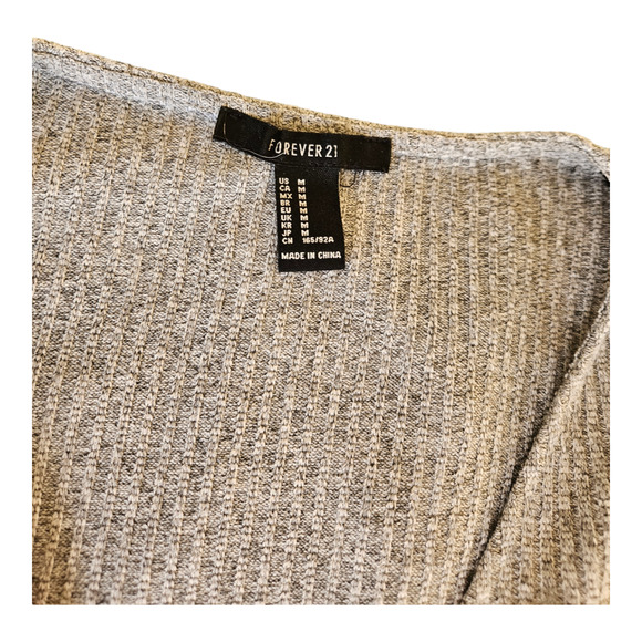 Forever 21 Medium Long Sleeve V-Neck Shirt - Picture 2 of 6